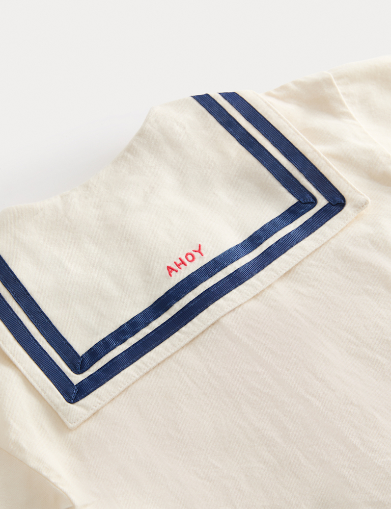 2 Piece Sailor Shirt Outfit (0-3 Yrs)