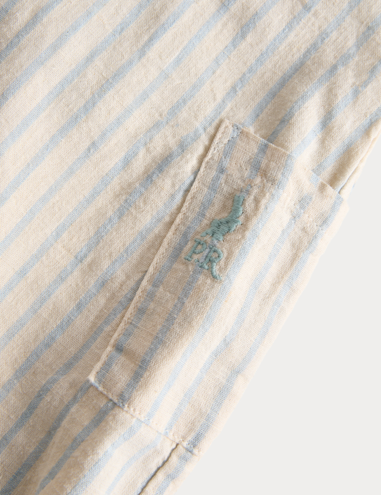 3 Piece Peter Rabbit™ Stripe Bibshort Outfit (0-3 Years)