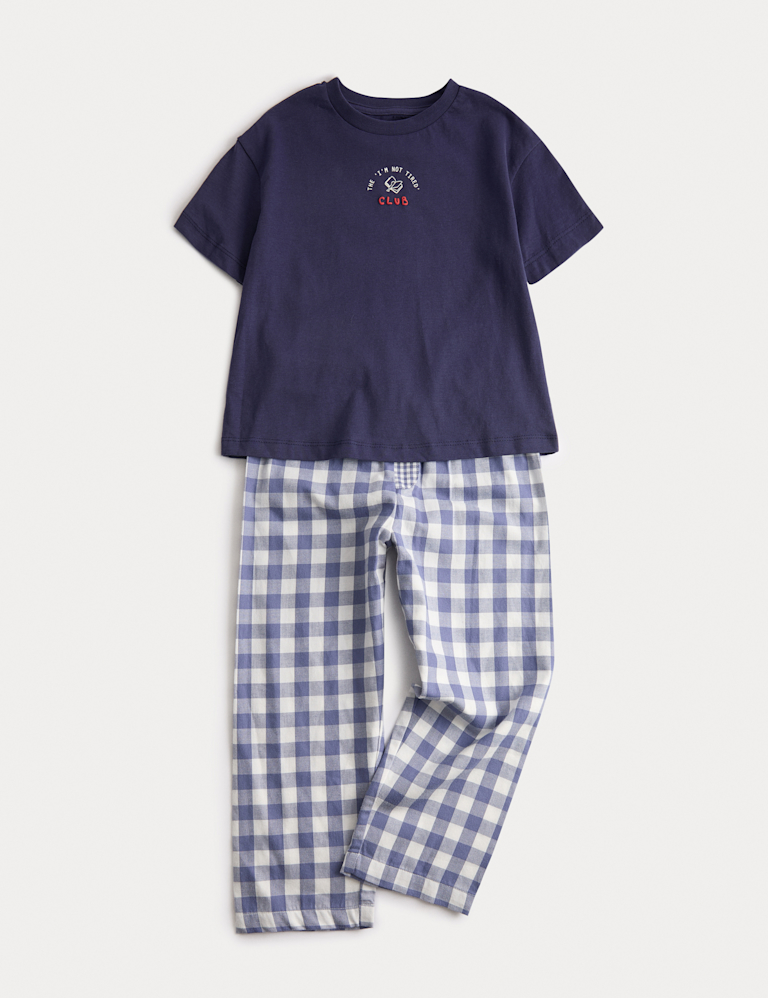 Pure Cotton I’m Not Tired Club Pyjamas (1-8 Yrs)