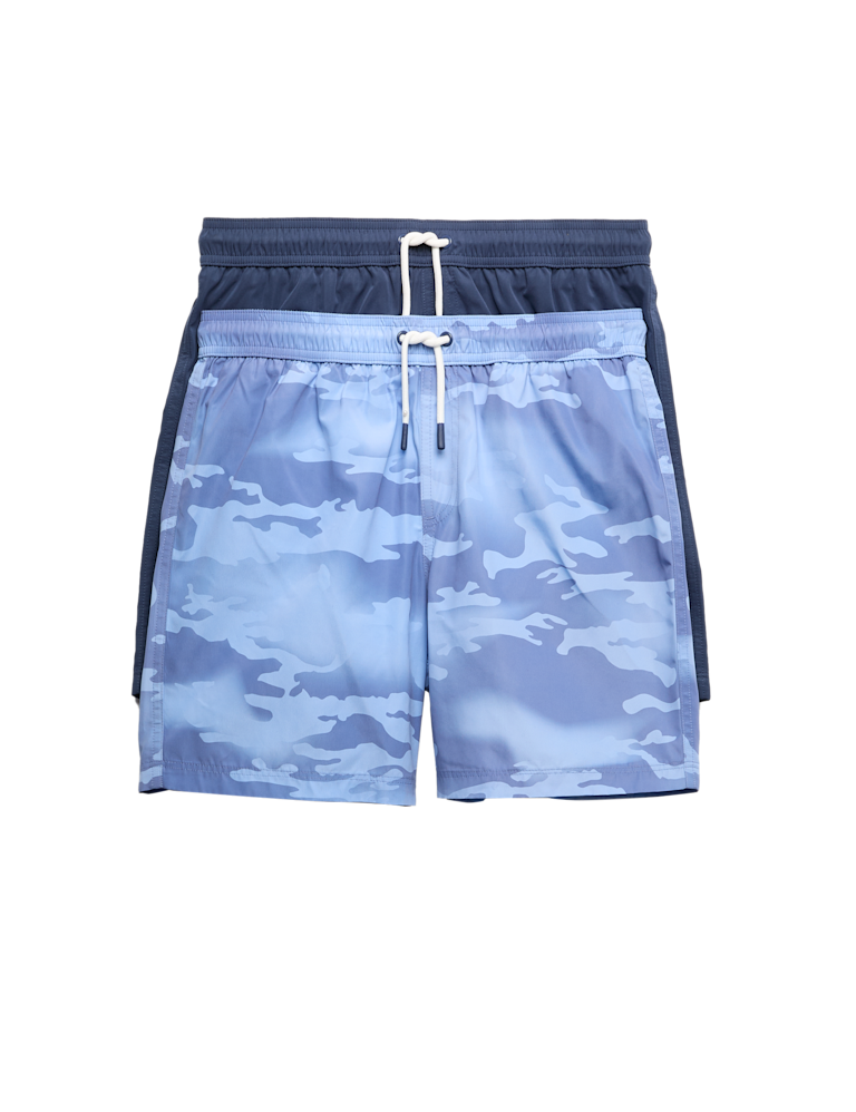 2 Pack Swim Shorts  (6-16 Yrs)