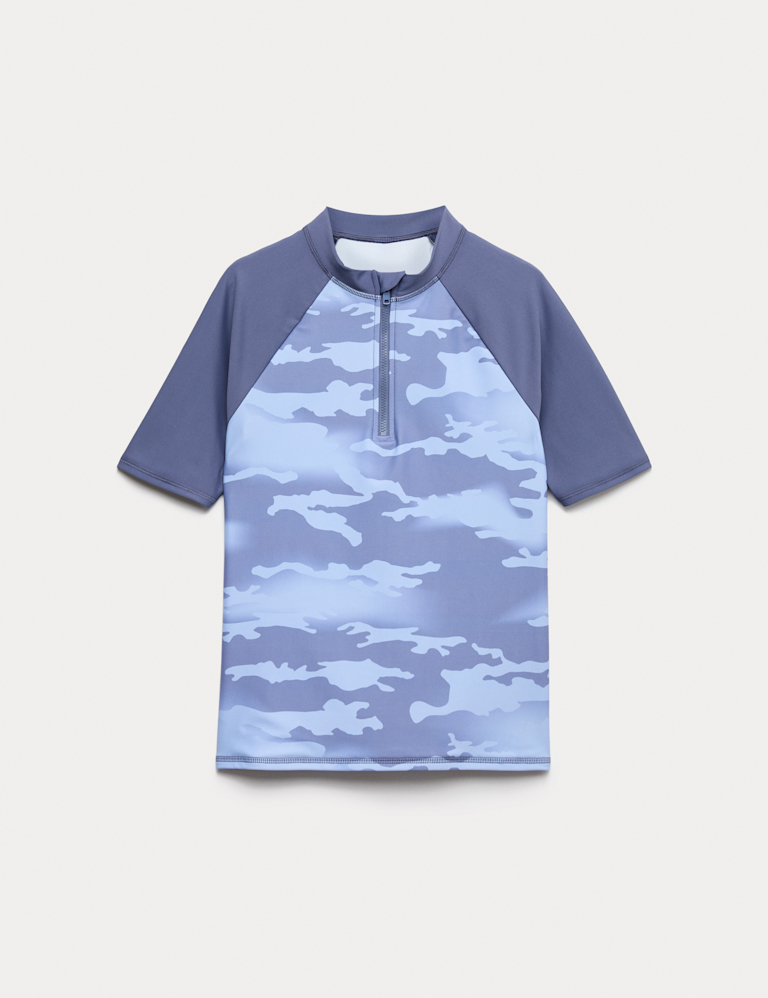 Camouflage Print Rash Vest (6-16 Yrs)