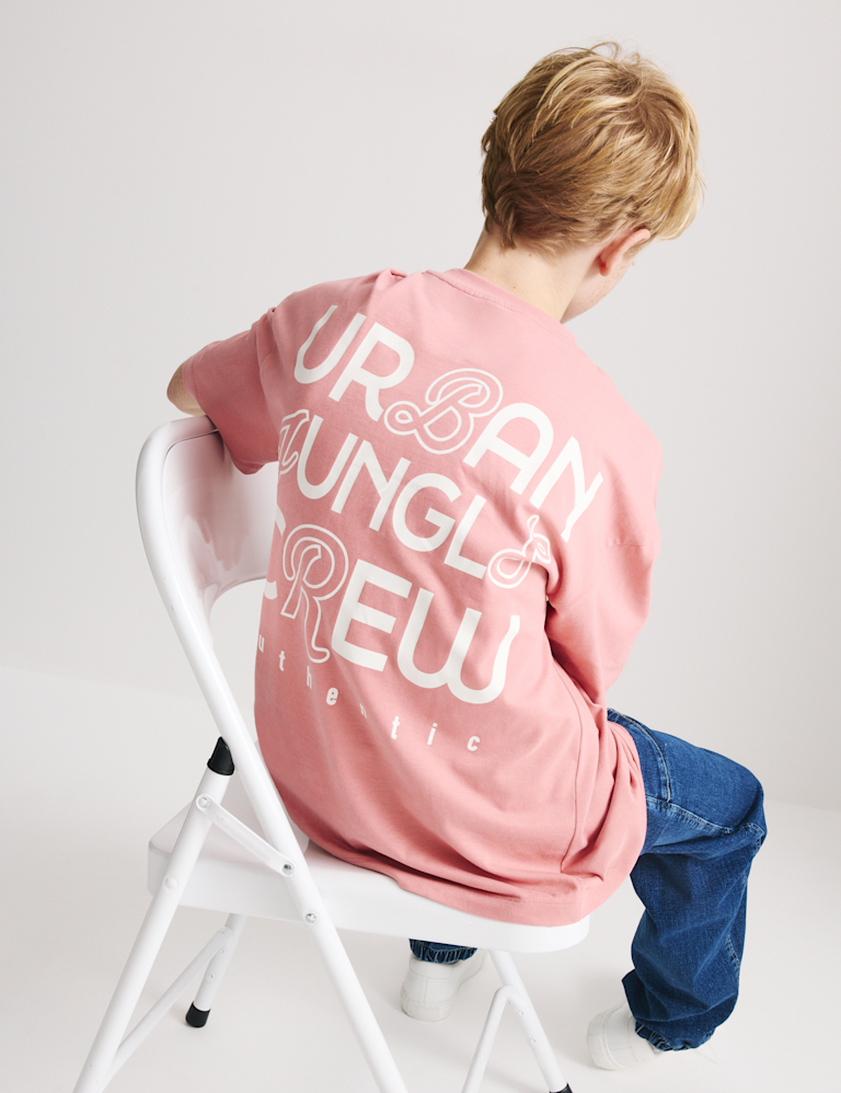 Pure Cotton Back Logo T-Shirt (6-16 Yrs) Pure Cotton Back Logo T-Shirt (6-16 Yrs)