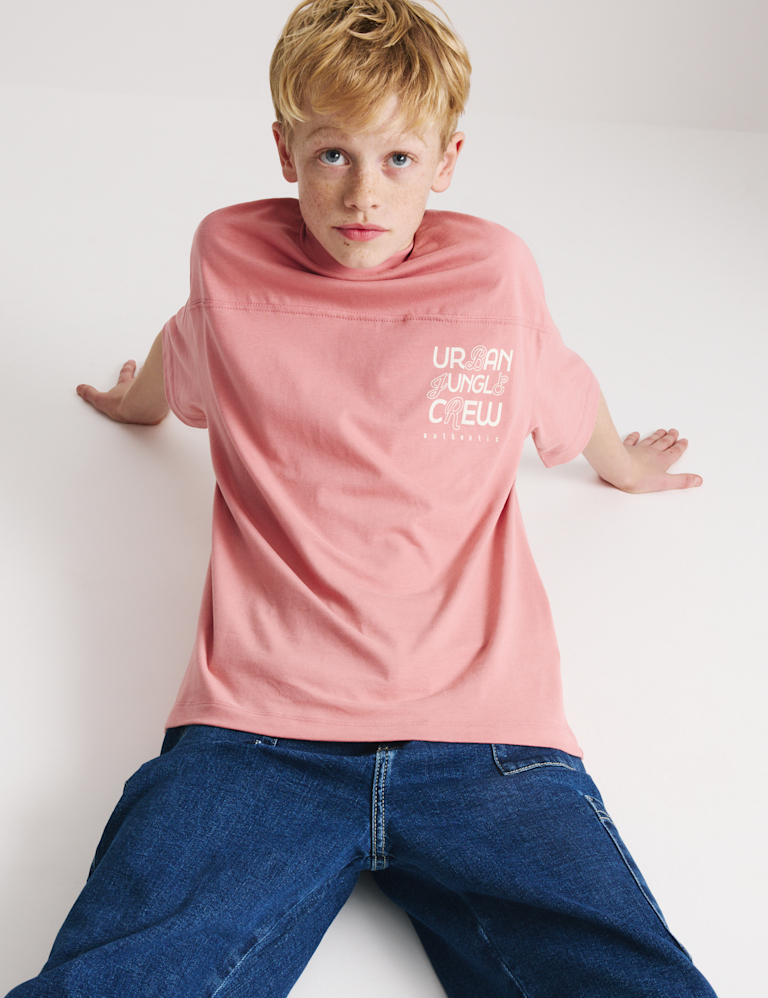 Pure Cotton Back Logo T-Shirt (6-16 Yrs)
