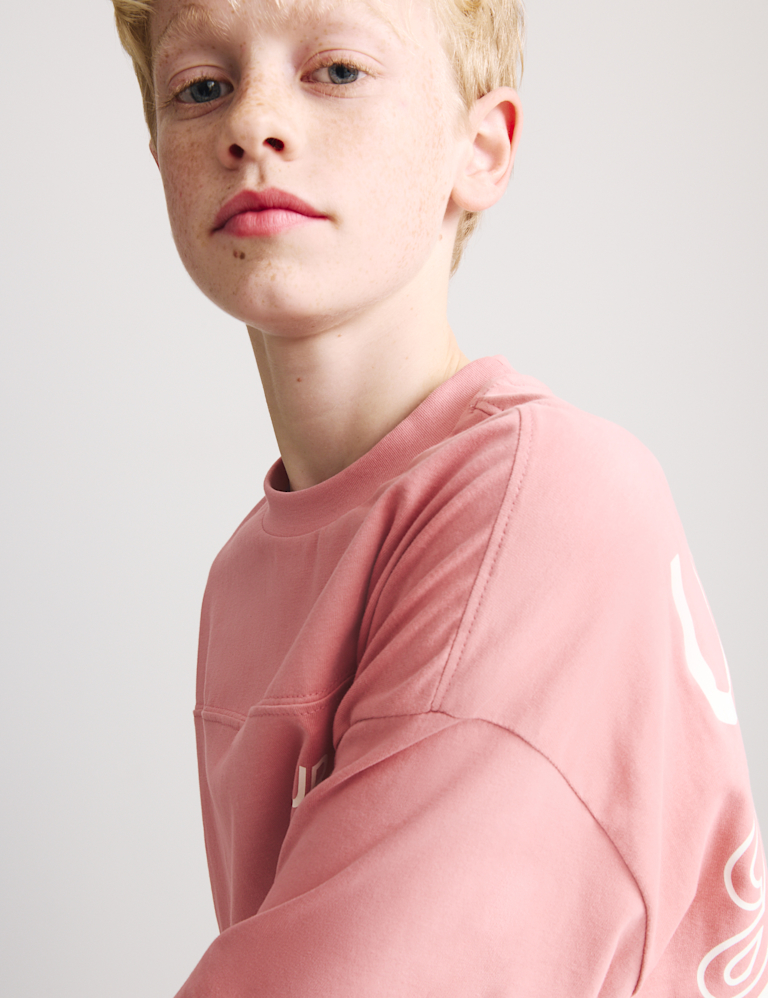 Pure Cotton Back Logo T-Shirt (6-16 Yrs)