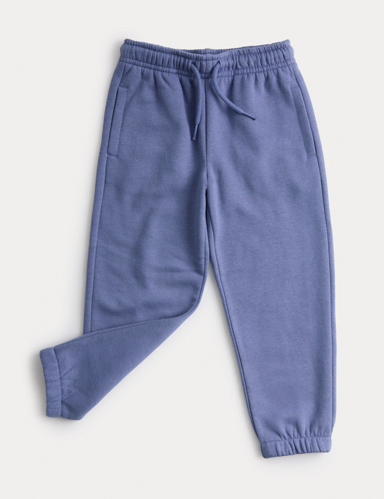 Cotton Rich Plain Joggers (2-8 Yrs) Cotton Rich Plain Joggers (2-8 Yrs)