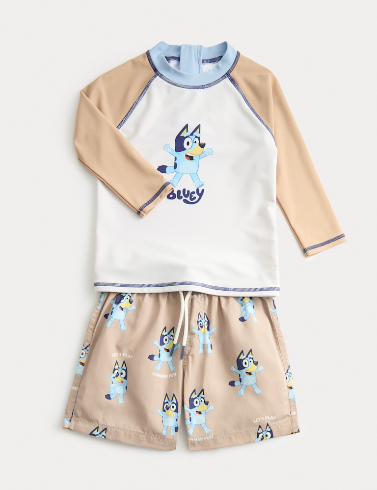 2 Piece Bluey™ Long Sleeve Swim Set (2-8 Years)