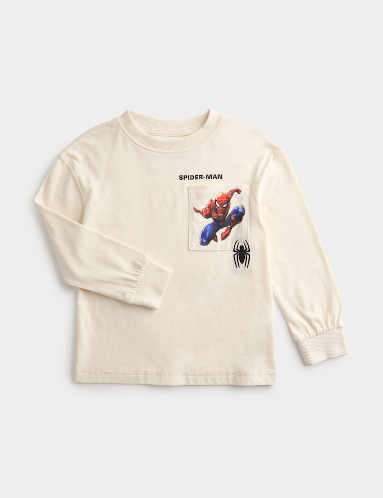 Pure Cotton Spider-Man™ Top (2-7 Yrs) Pure Cotton Spider-Man™ Top (2-7 Yrs)