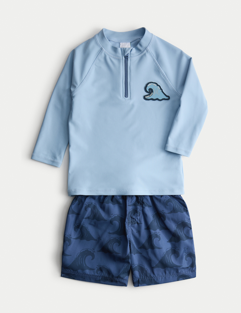 2pc Patterned Swim Set (2-8 Yrs)