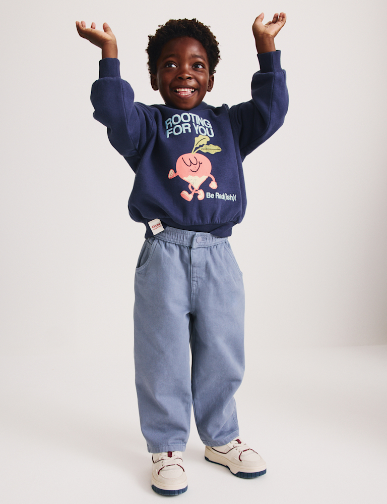 Cotton Rich Radish Graphic Hoodie (2-8 Yrs)