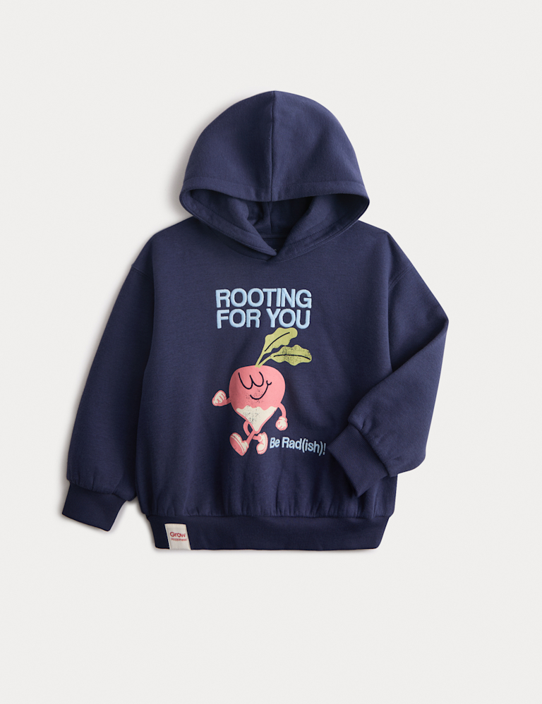 Cotton Rich Radish Graphic Hoodie (2-8 Yrs)
