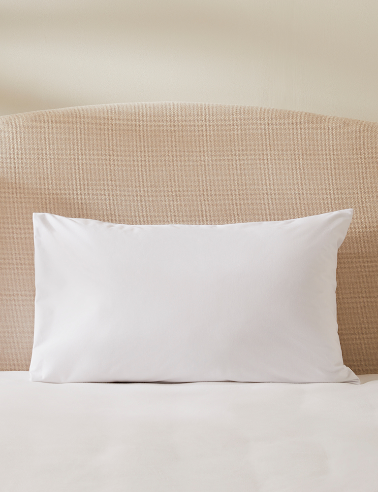 2pk Pure Cotton Jersey Waterproof Pillow Protectors