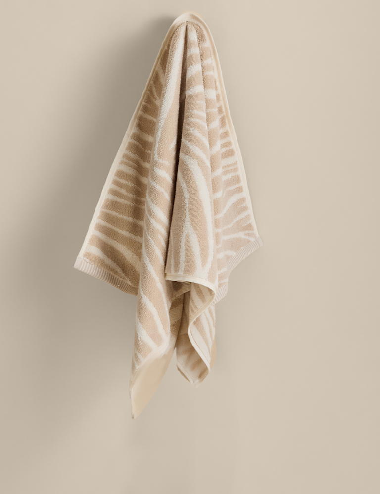 Pure Cotton Zebra Patterned Towel