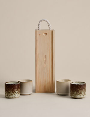 Set of 4 Espresso Mug Candles