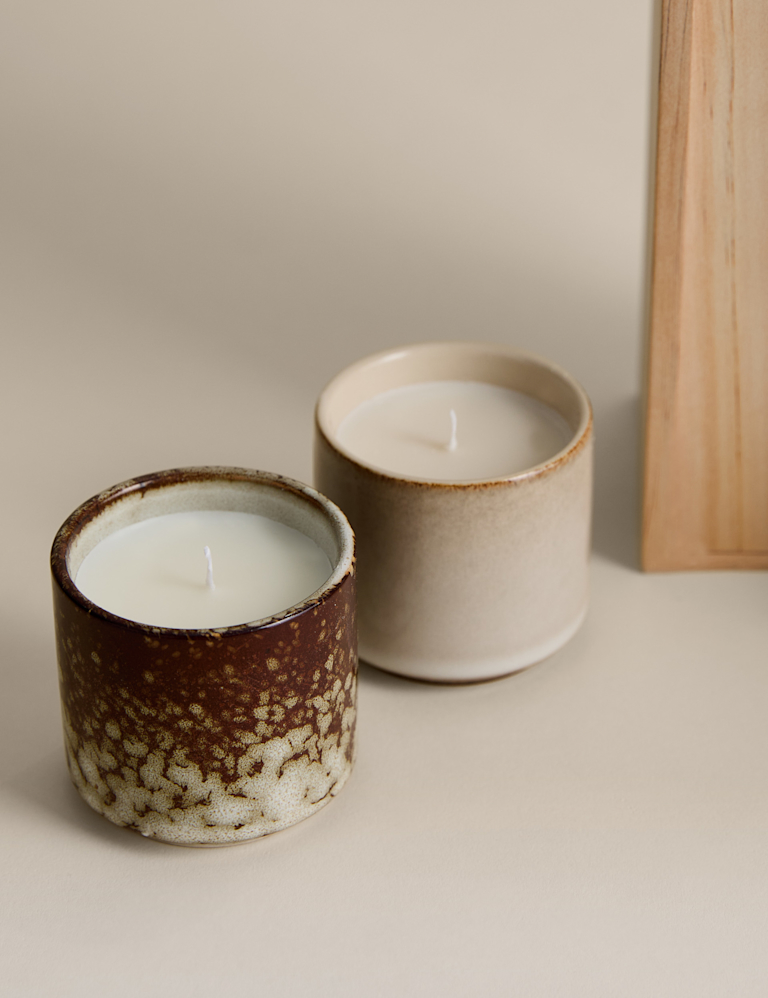 Set of 4 Espresso Mug Candles