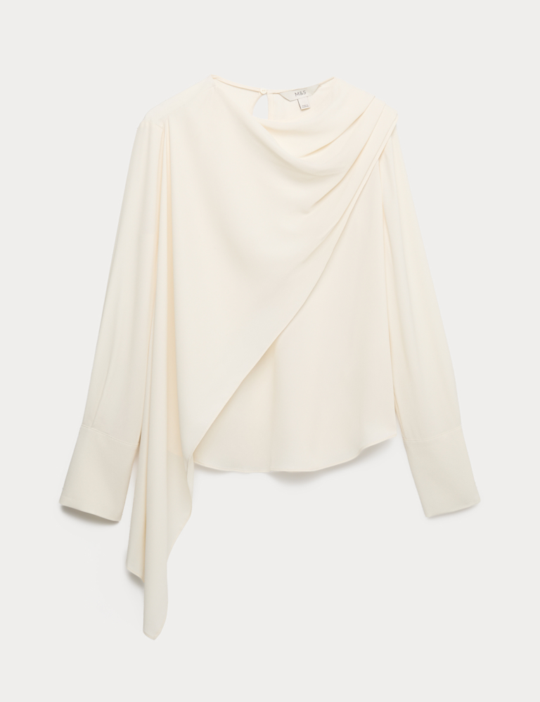 Scarf Detail Blouse