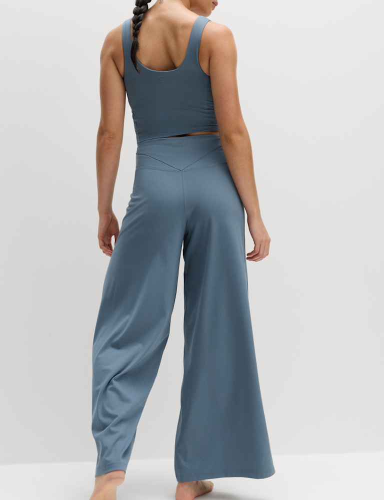 Go Balance High Waisted Palazzo Trousers