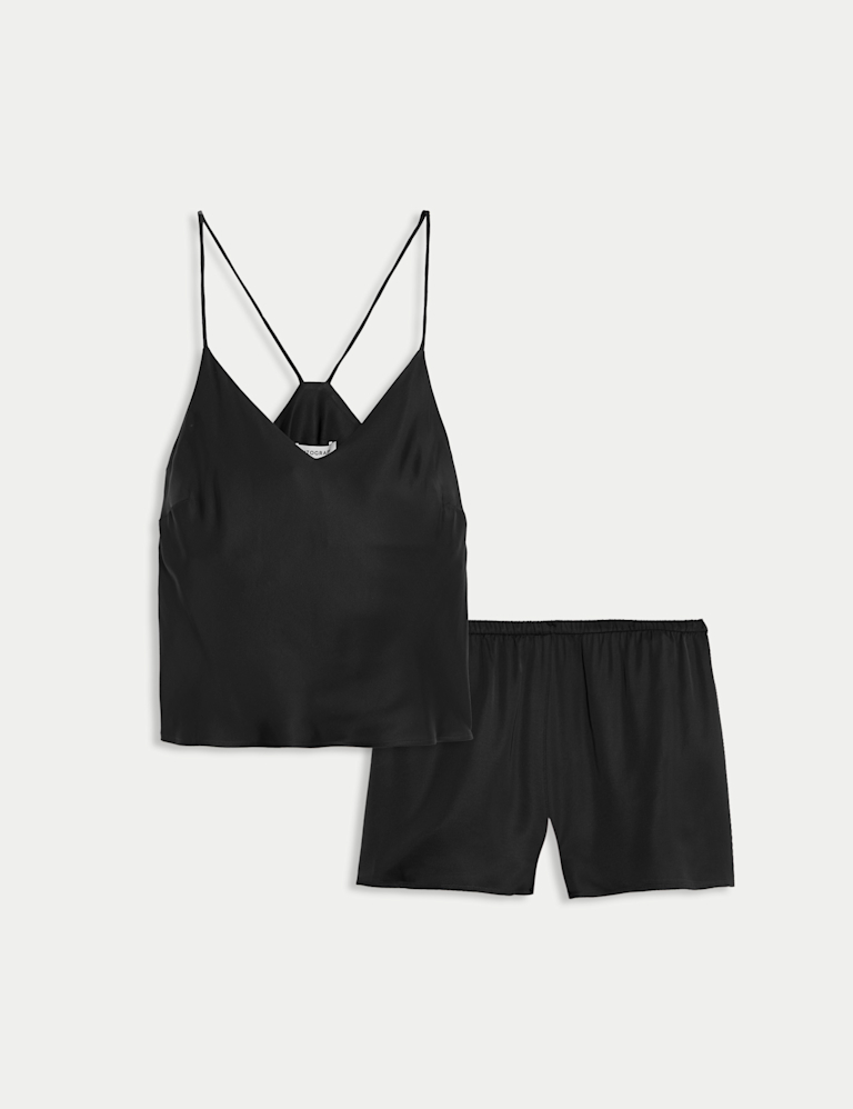 Satin Cami Shortie Pyjama Set
