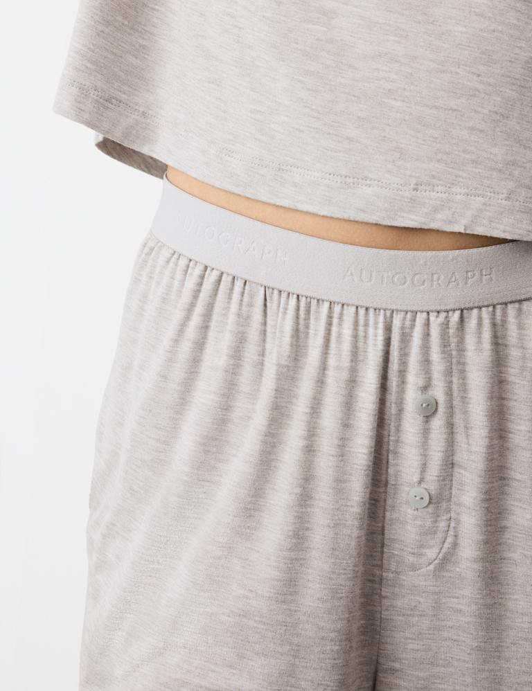 Jersey Wide Leg Pyjama Bottoms