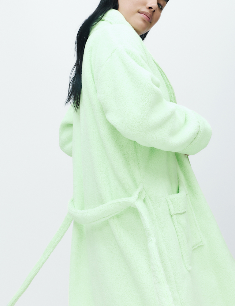 Pure Cotton Towelling Dressing Gown