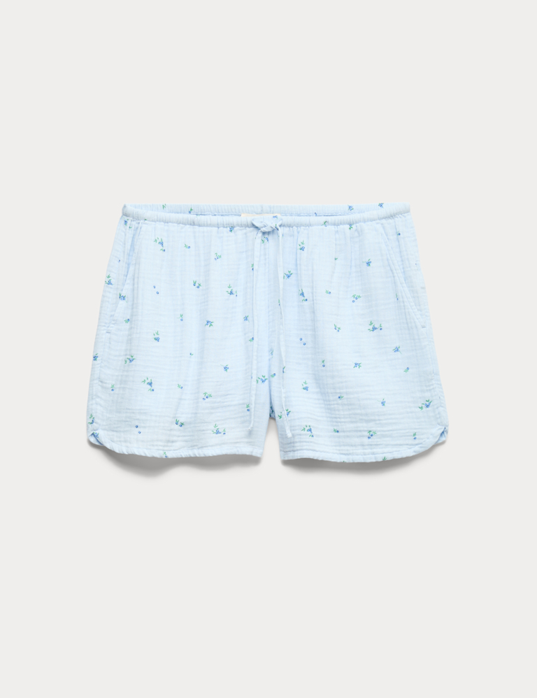 Cool Comfort™ Muslin Printed Shorts