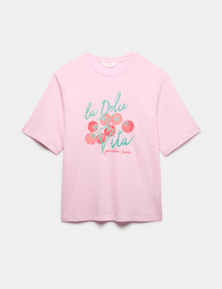 Cotton Modal Tomato Print Pyjama Top