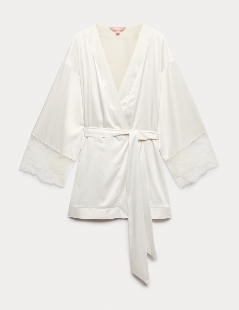 Forget Me Not Satin Wrap