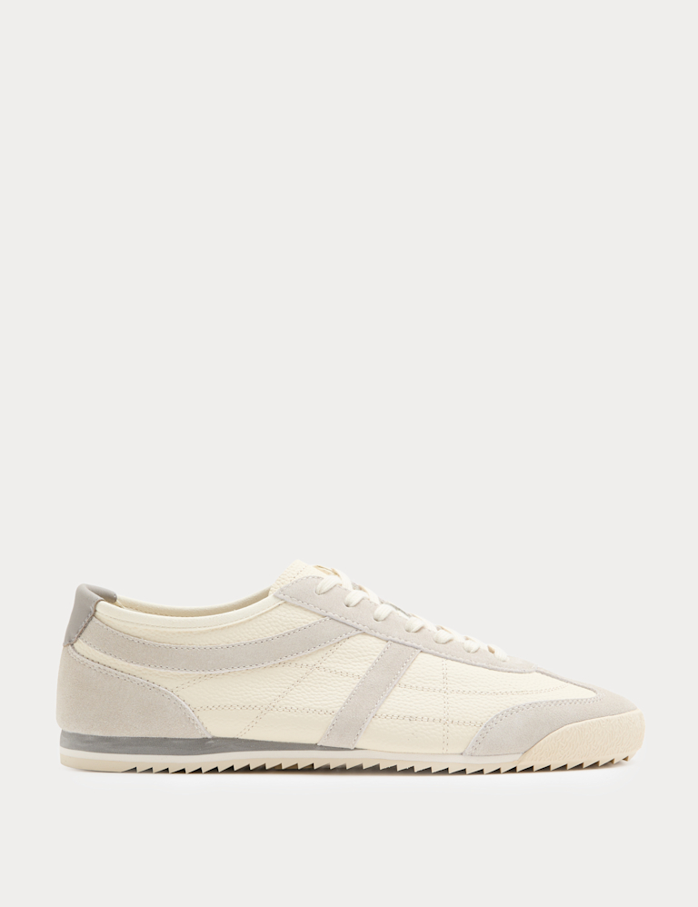 Slimline Leather Trainers