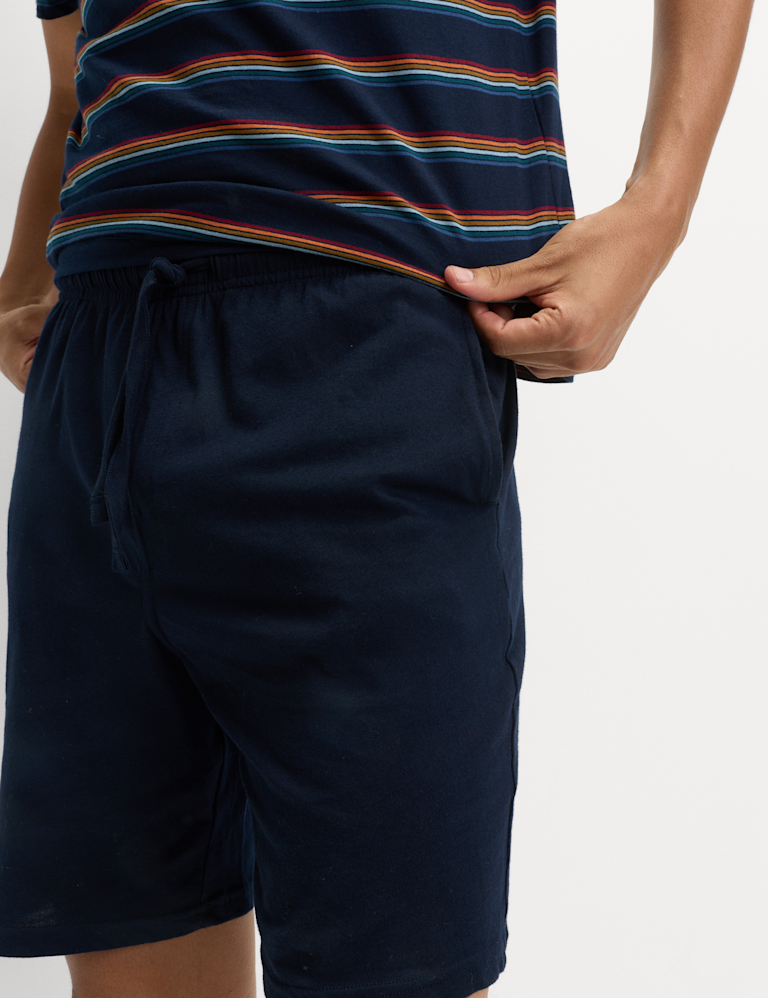 Pure Cotton Rainbow Stripe Pyjama Set