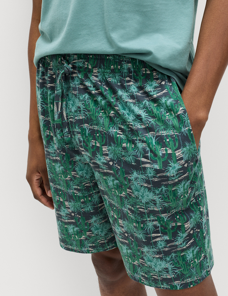 Pure Cotton Cactus Print Pyjama Set