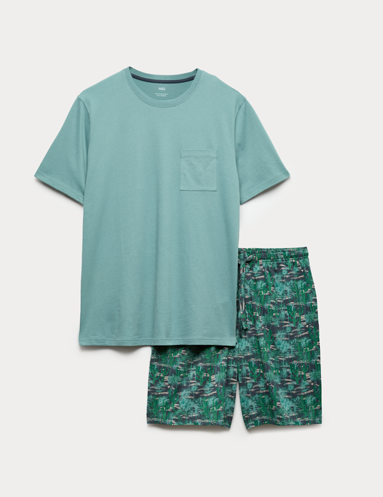Pure Cotton Cactus Print Pyjama Set