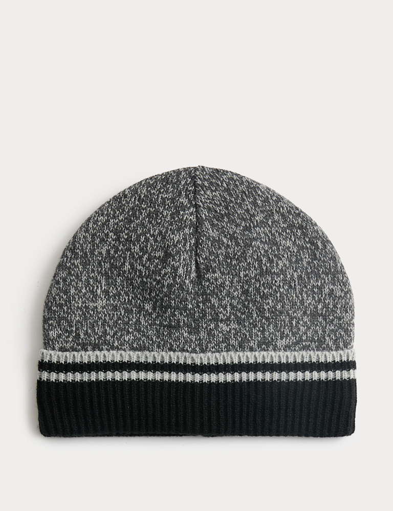 Striped Thermowarmth™ Beanie Hat