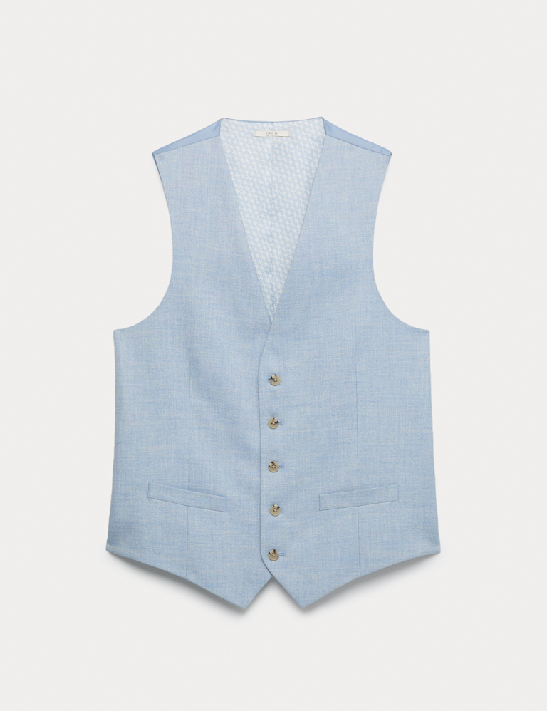 Textured Stretch Waistcoat