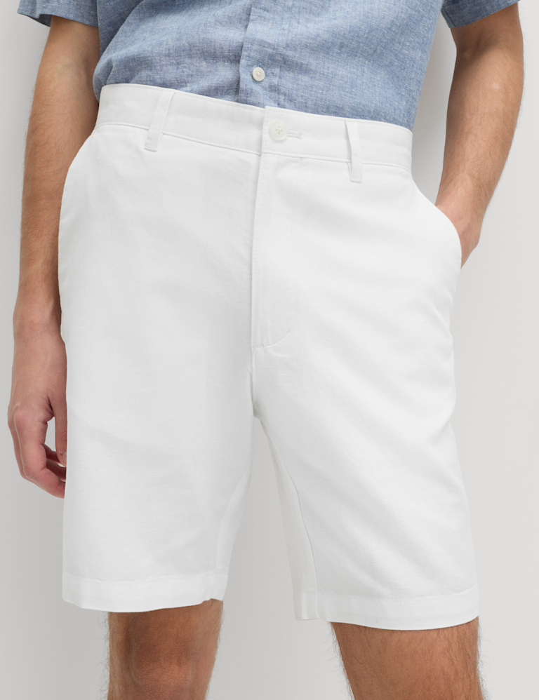Linen Blend Chino Shorts Linen Blend Chino Shorts