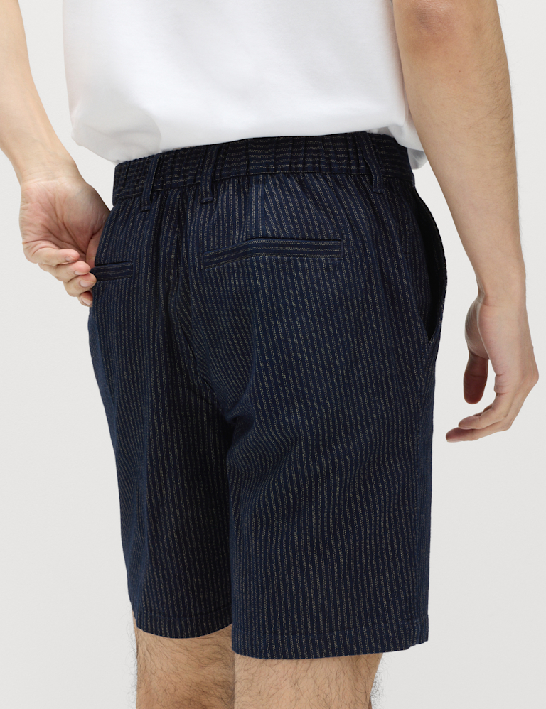 Half-Elasticated Waist Chino Shorts