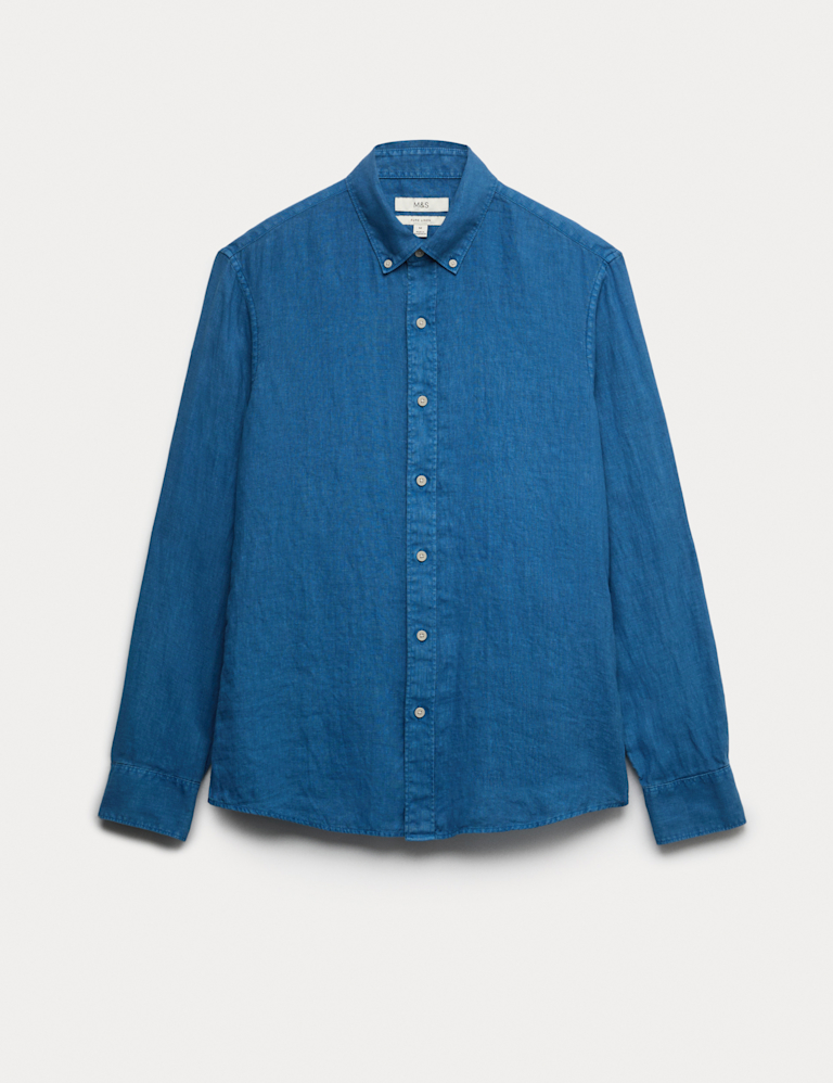 Slim Fit Pure Linen Shirt