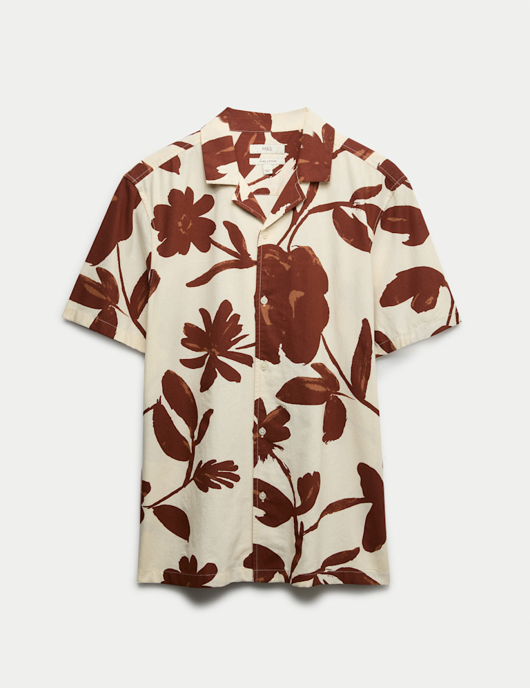 Regular Fit Pure Cotton Short Sleeve Shirt