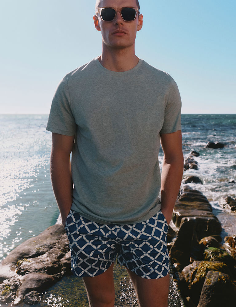 Quick Dry Printed Swim Shorts Quick Dry Printed Swim Shorts