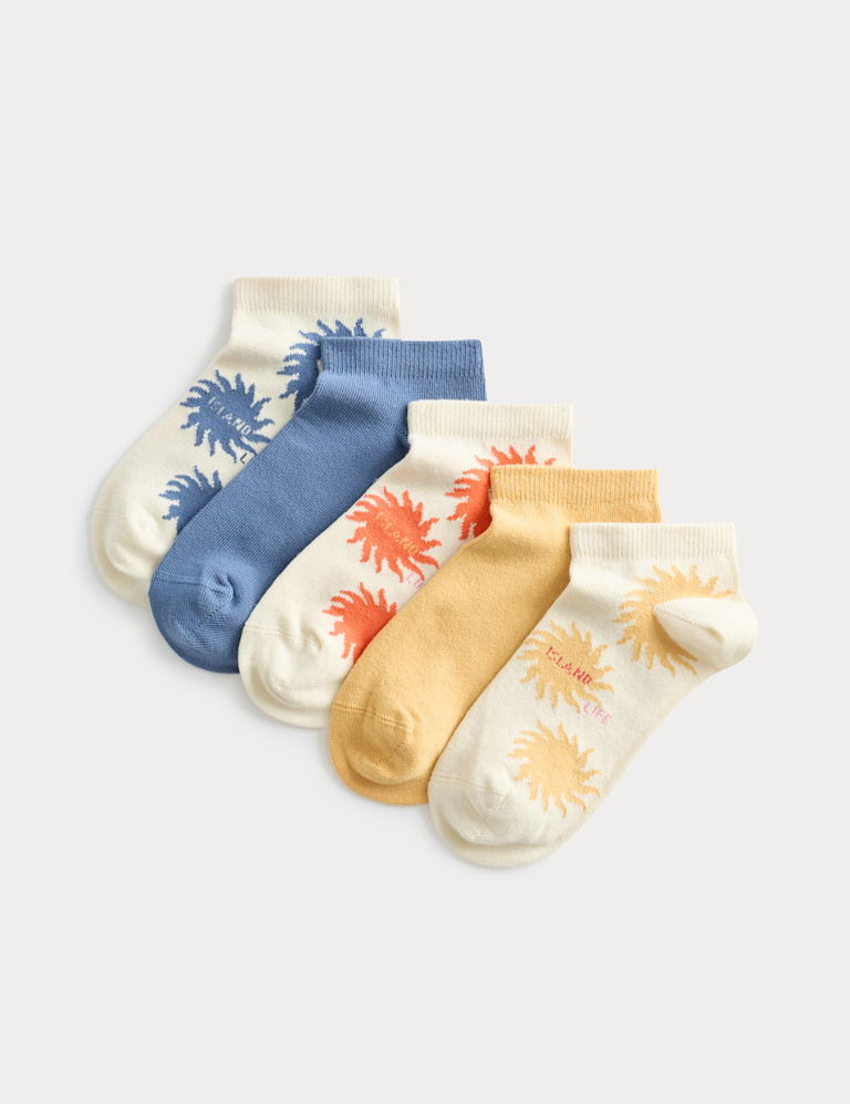 5 Pack Cotton Rich Trainer Liners™ (6 Small – 7 Large ) 5 Pack Cotton Rich Trainer Liners™ (6 Small – 7 Large )