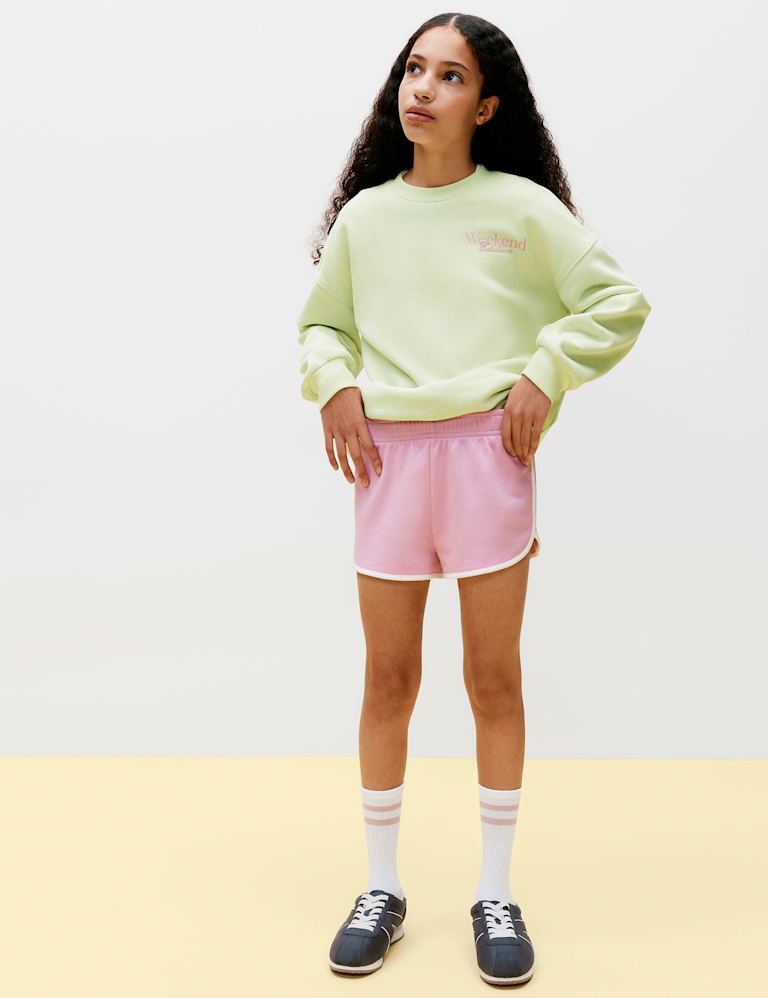 Cotton Rich Runner Shorts (6-16 Yrs) Cotton Rich Runner Shorts (6-16 Yrs)