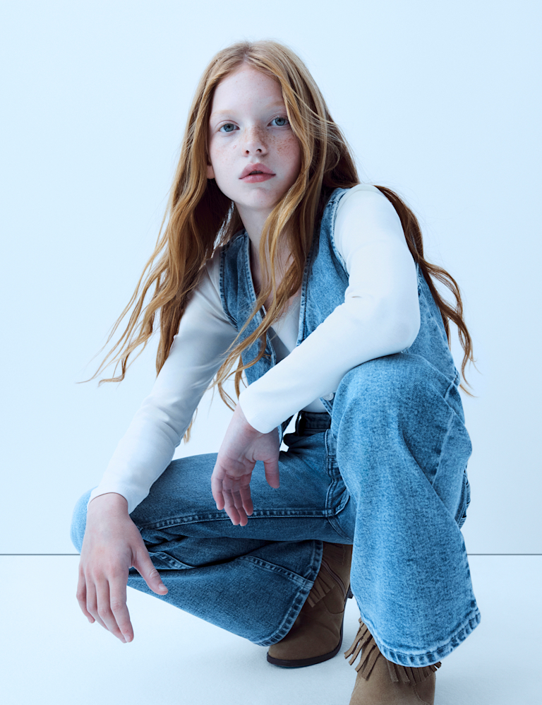 Denim Kickflare Jeans (6-16 Yrs) Denim Kickflare Jeans (6-16 Yrs)