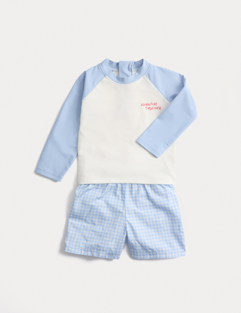 2pc Rash Vest Swim Set (0-3 Yrs) 2pc Rash Vest Swim Set (0-3 Yrs)