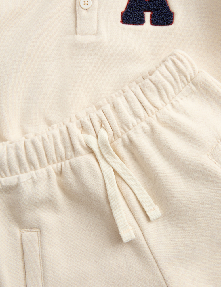 2pc Cotton Rich Collared Outfit (0 Mths-3 Yrs)