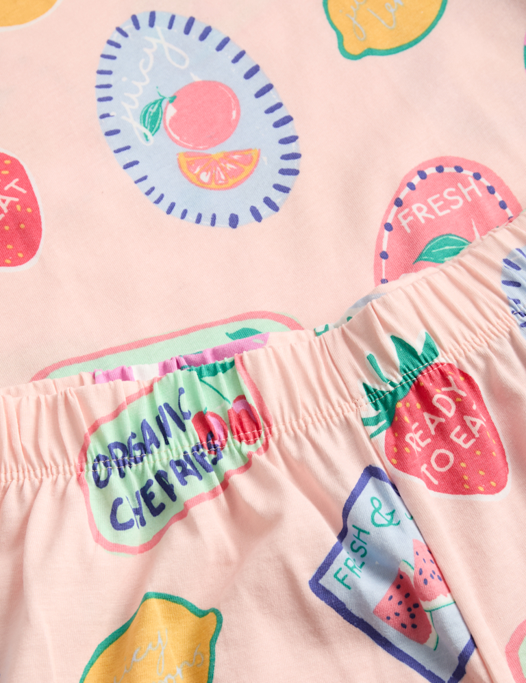 Kids’ Pure Cotton Fruit Pyjamas (1-16 Yrs)