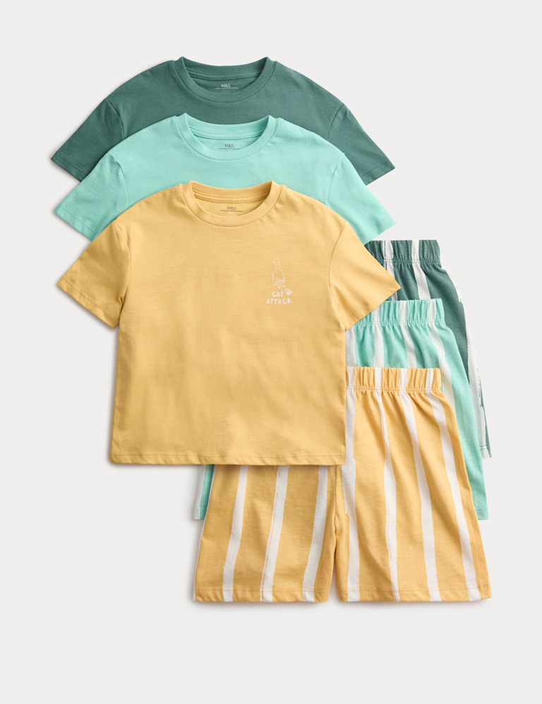 3 Pack Cotton Rich Animal Pyjama Sets (1-8 Yrs) 3 Pack Cotton Rich Animal Pyjama Sets (1-8 Yrs)