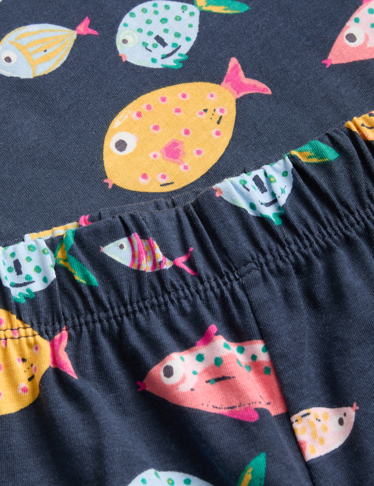 Pure Cotton Fish Pyjamas (1-8 Yrs)