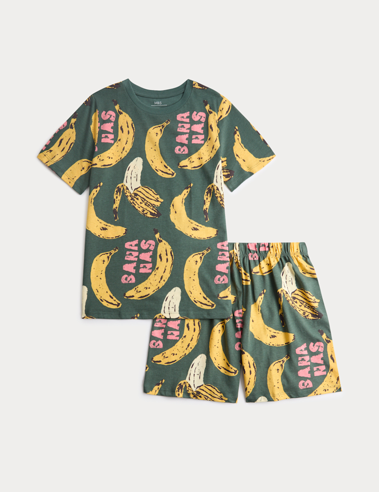 Kids’ Pure Cotton Fruit Short Pyjamas (1-16 Yrs)