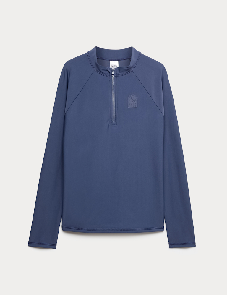 Long Sleeve Round Neck Rash Vest (6-16 Yrs)