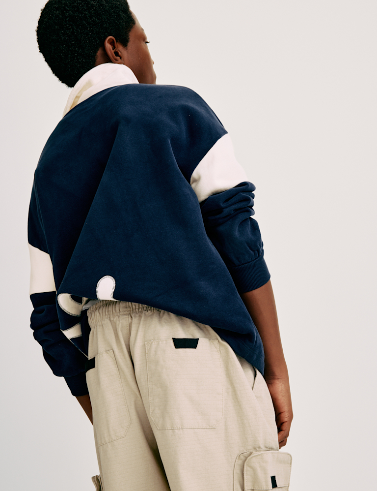 Pure Cotton Ripstop Cargo Trousers (6-16 Yrs)