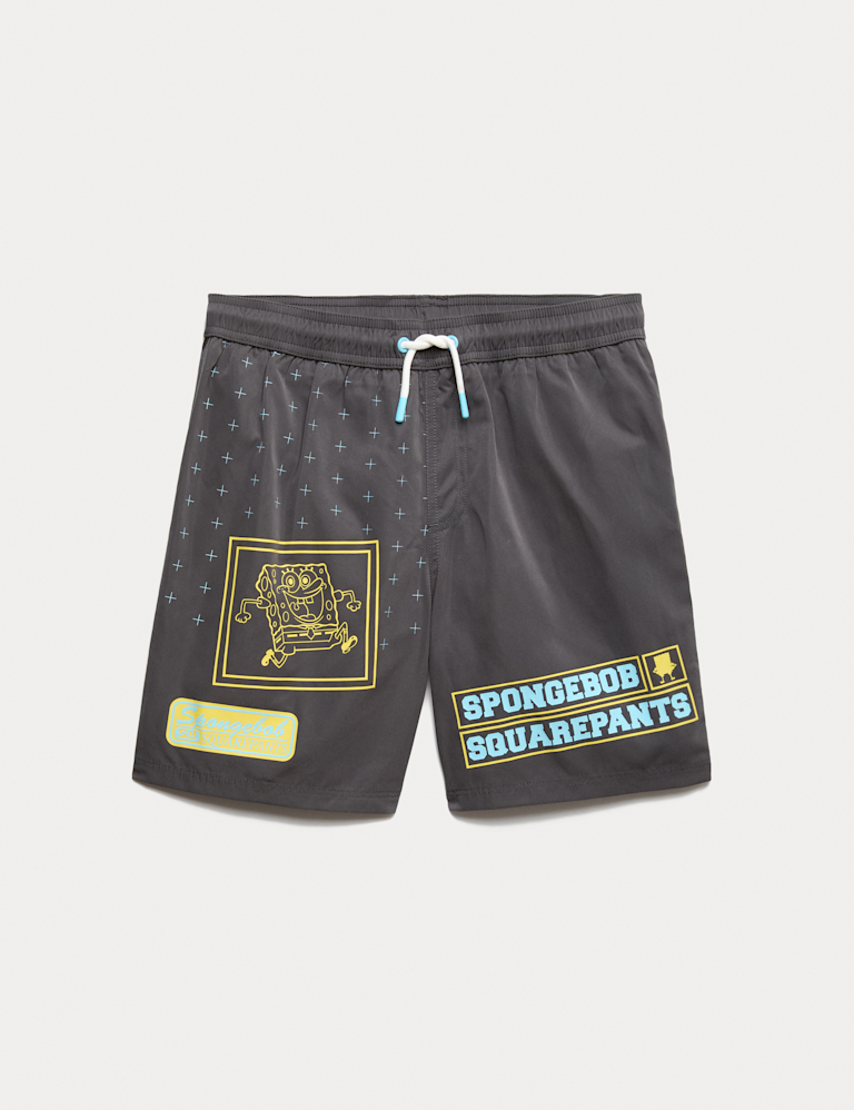 Spongebob Squarepants™ Patterned Swim Shorts (6-16 Yrs) Spongebob Squarepants™ Patterned Swim Shorts (6-16 Yrs)