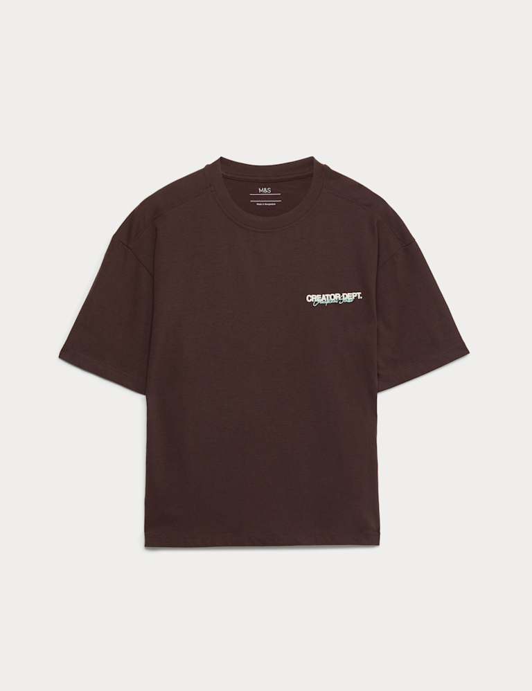 Pure Cotton Graphic T-Shirt (6-16 Yrs) Pure Cotton Graphic T-Shirt (6-16 Yrs)